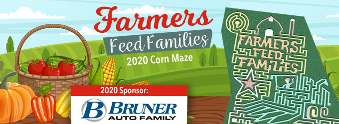 Corn Maze 2020 - Farmers Feed Families